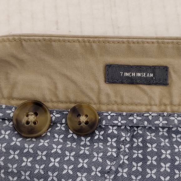 Bonobos Men's Tan Travel Outdoors Hiking Chino 7 Inseam Shorts Sz 33 - Picture 13 of 15